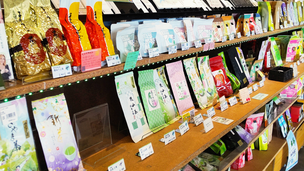 所沢市観光情報・物産館 YOT-TOKO 狭山茶コーナー